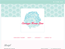 Tablet Screenshot of carriagehouselane.com